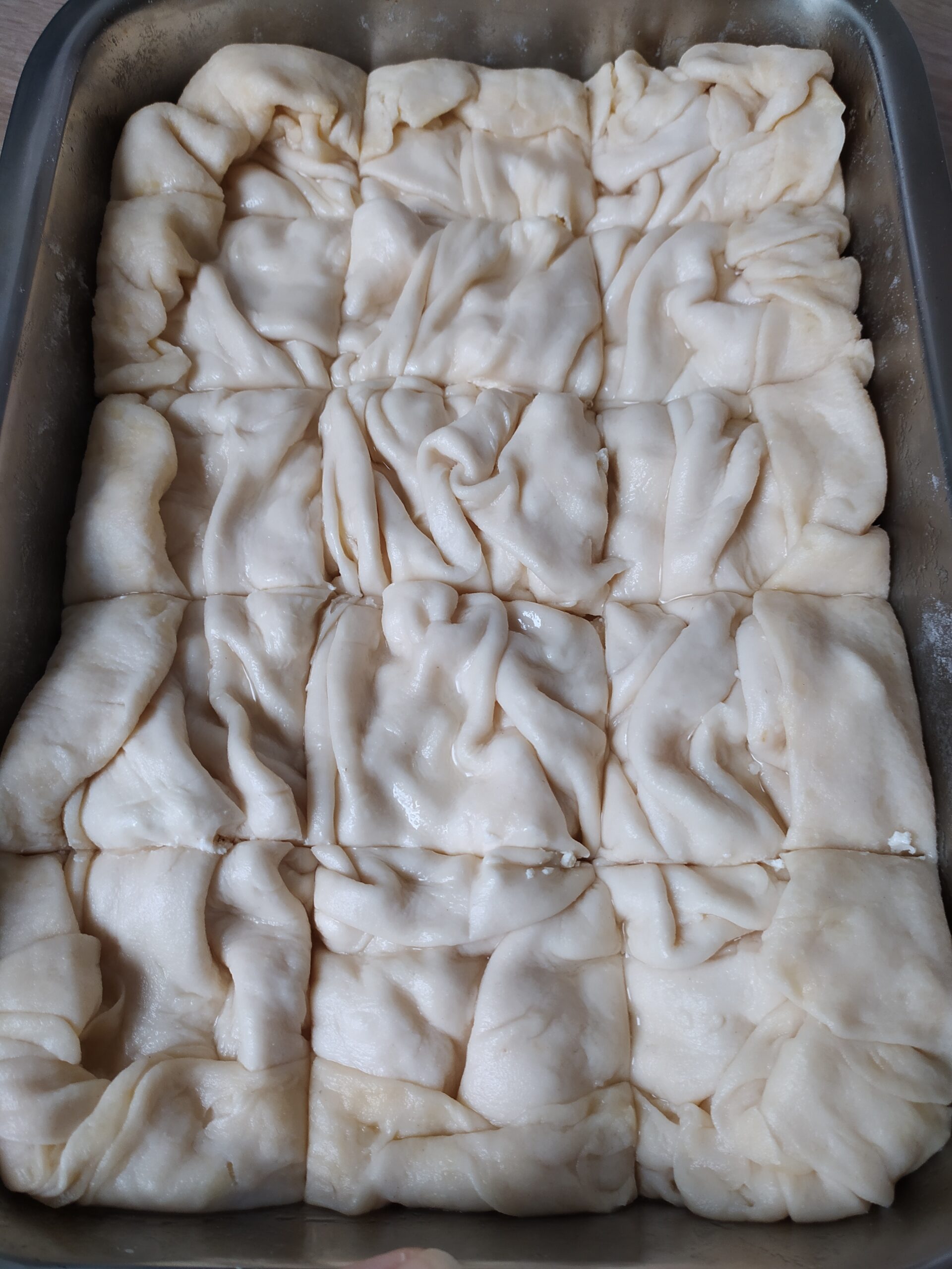 TyropitaHandgemachtes Filloteig griechisches Magazin