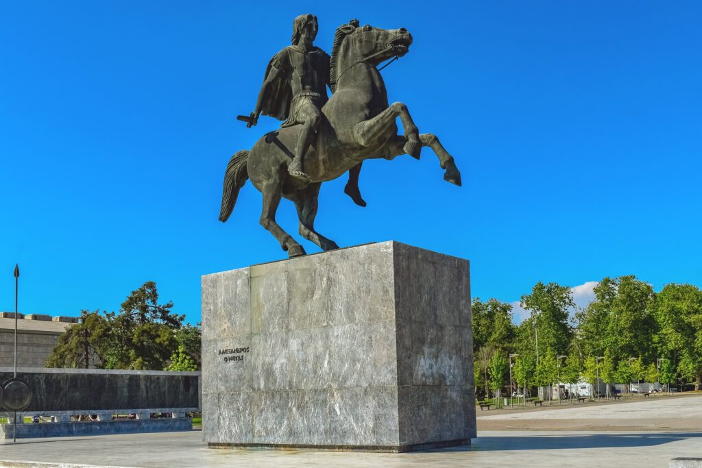 Magas Alexandros Statue-Thessaloniki
