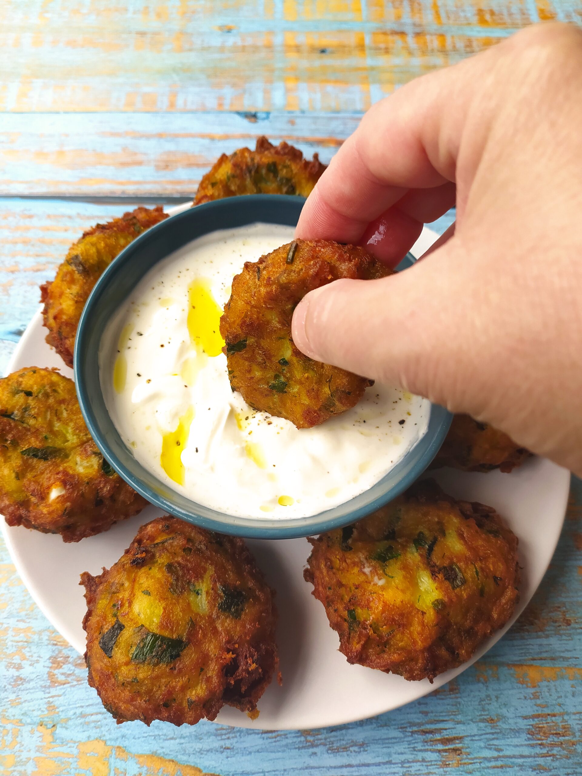 Zucchini-Frikadellen