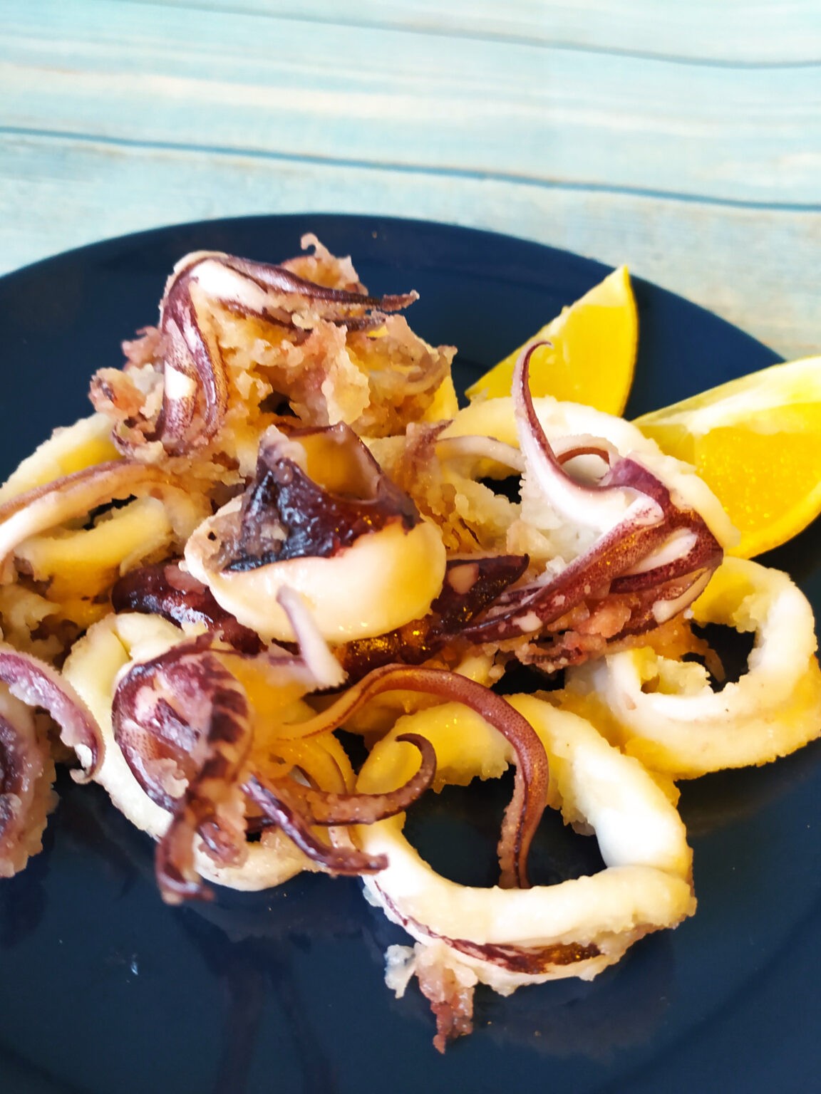 Tintenfische frittierte griechisches Magazin